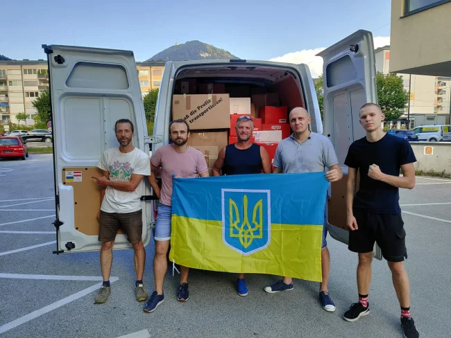 Hilfe für Krankenhäuser in Zaporizhzhia und Dnipro