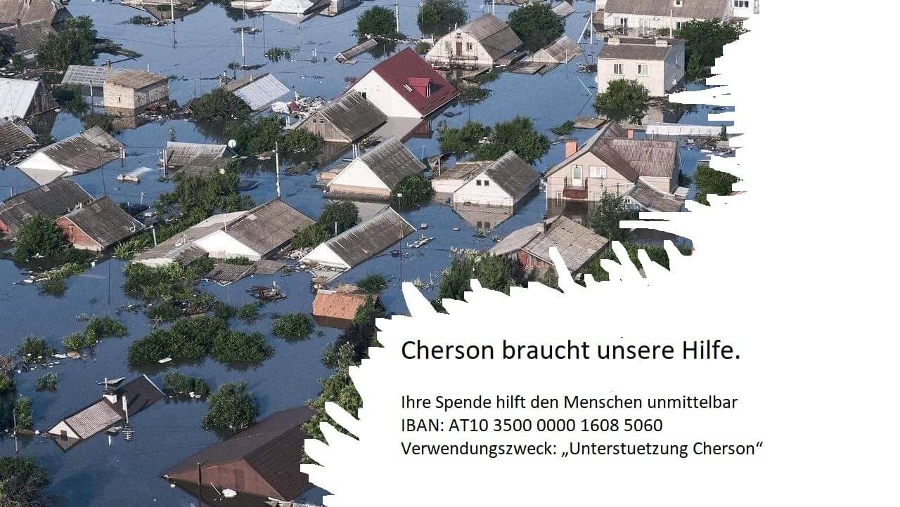 Hilfsaktion Flutkatastrophe Cherson Cherson