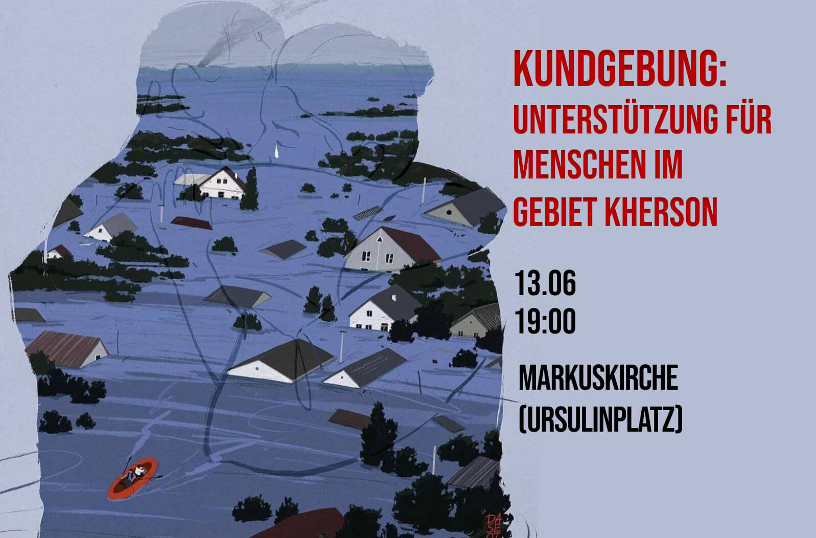 Kundgebung 13.06: Unterstützung für Menschen in Gebiet Cherson Cherson