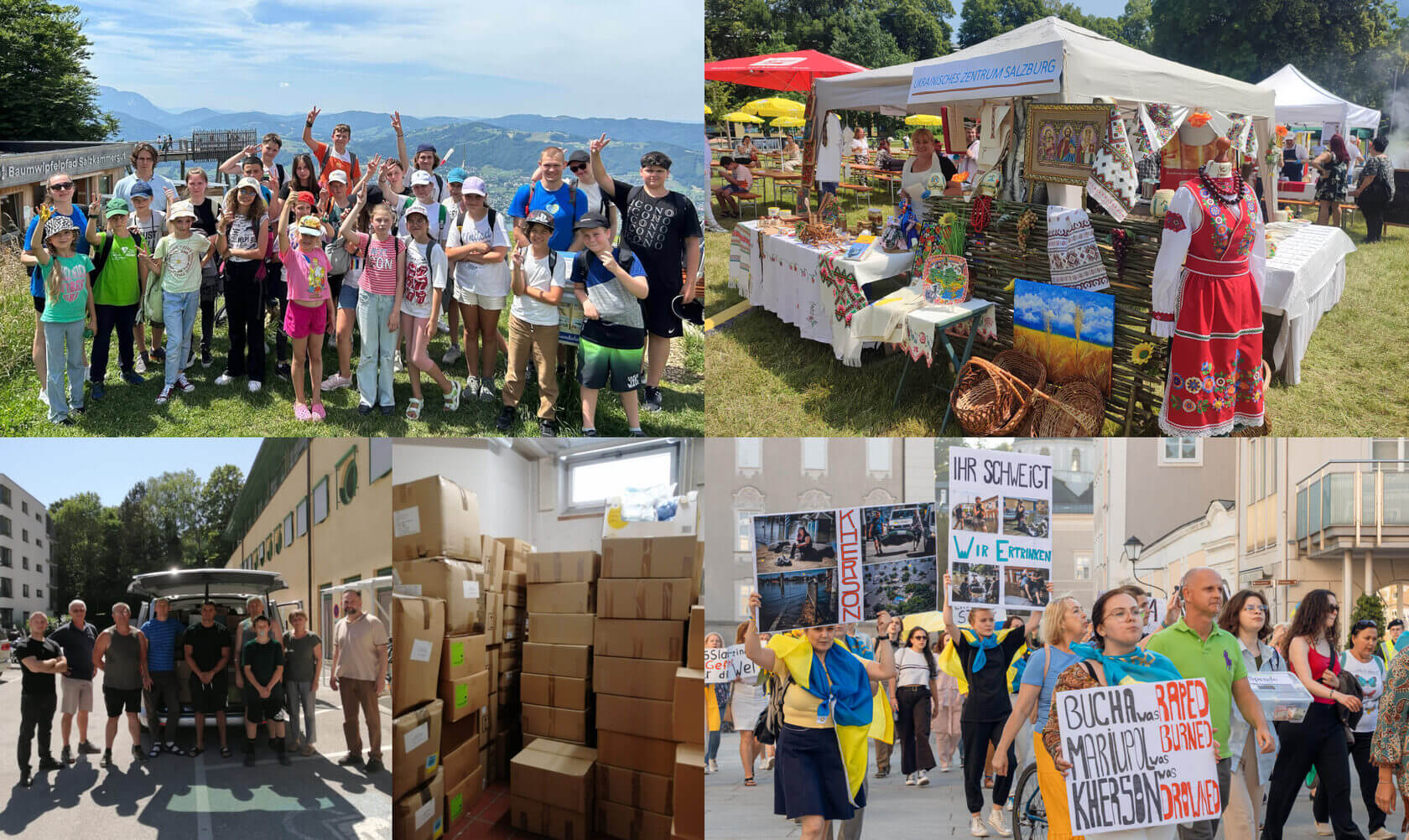 Aktivitäten der ukrainischen Gemeinde im Juni und Juli